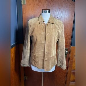 Bernardo Vintage Tan Suede Jacket